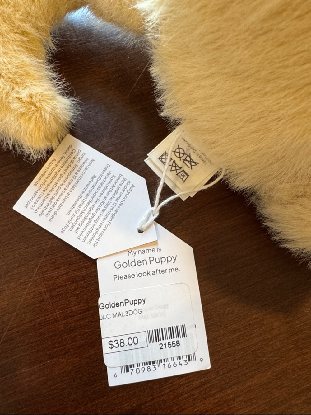 BNWT Authentic Jellycat Golden Puppy - Picture 9 of 9